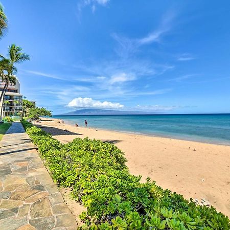 Cute Beachfront Condo With Lanai And Resort Pools Kahana Exteriör bild