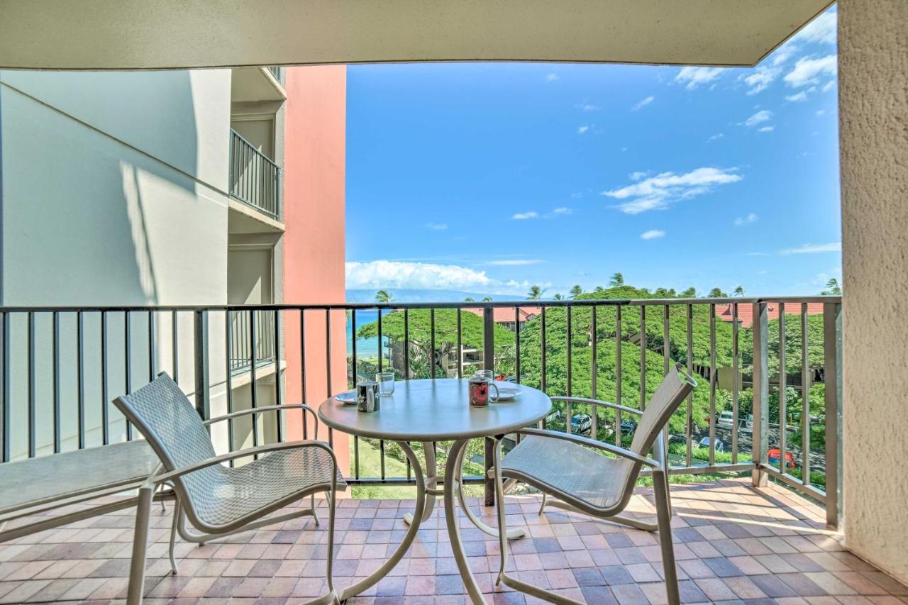 Cute Beachfront Condo With Lanai And Resort Pools Kahana Exteriör bild