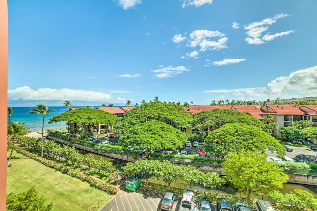 Cute Beachfront Condo With Lanai And Resort Pools Kahana Exteriör bild