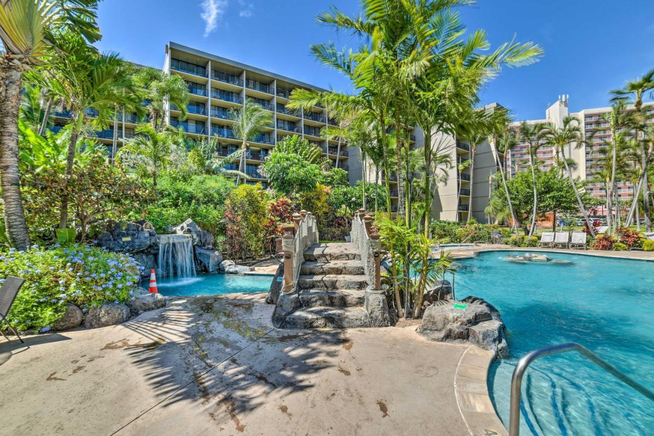 Cute Beachfront Condo With Lanai And Resort Pools Kahana Exteriör bild