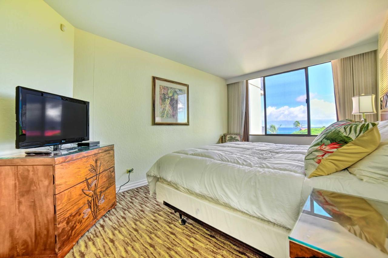 Cute Beachfront Condo With Lanai And Resort Pools Kahana Exteriör bild
