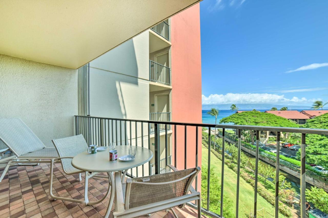 Cute Beachfront Condo With Lanai And Resort Pools Kahana Exteriör bild
