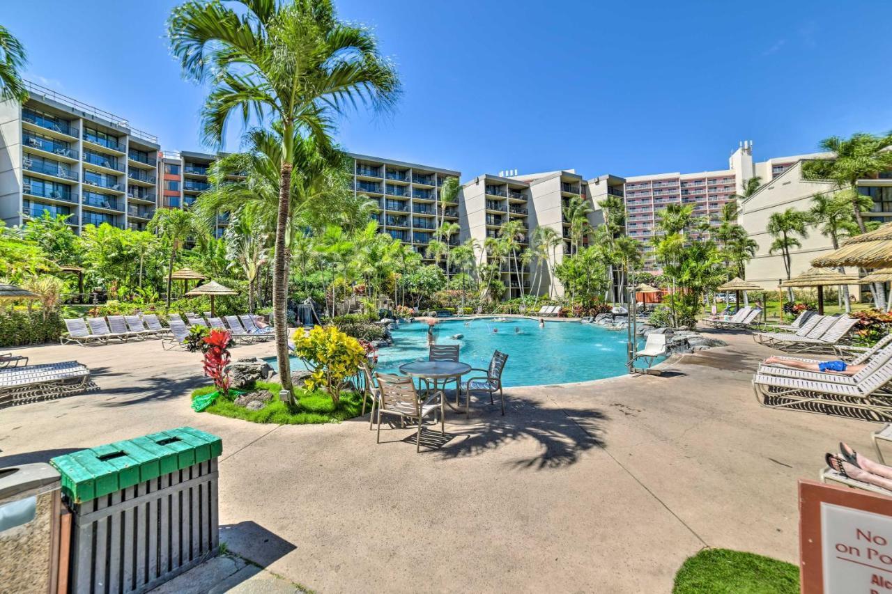 Cute Beachfront Condo With Lanai And Resort Pools Kahana Exteriör bild