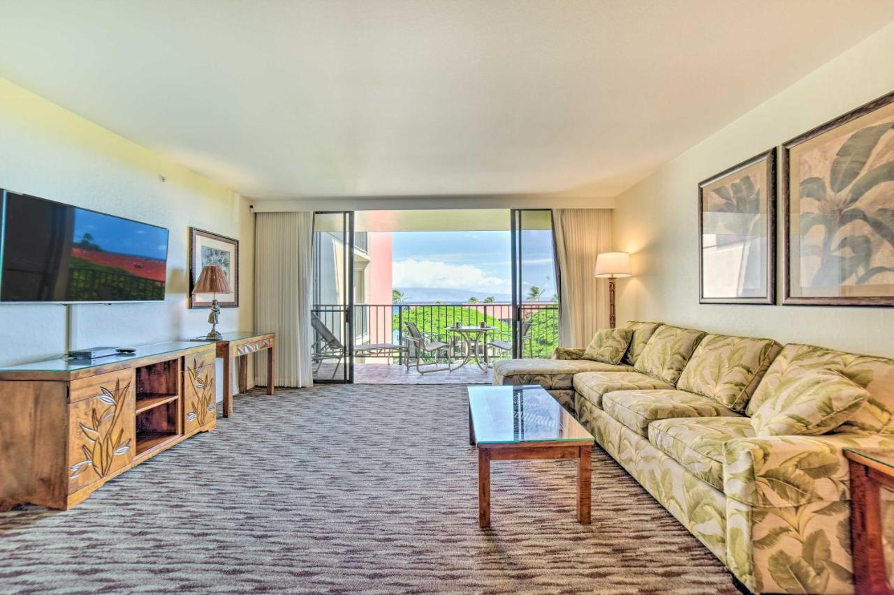 Cute Beachfront Condo With Lanai And Resort Pools Kahana Exteriör bild