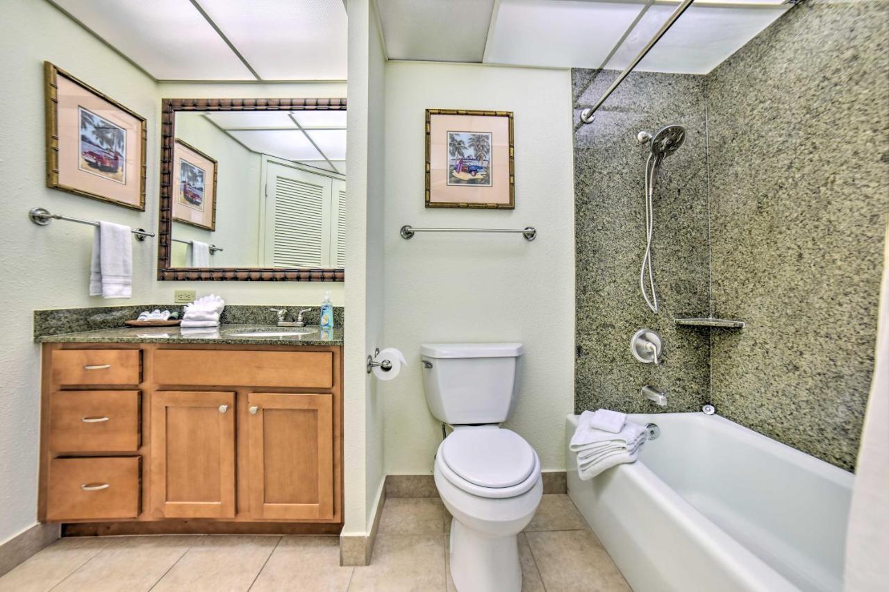 Cute Beachfront Condo With Lanai And Resort Pools Kahana Exteriör bild