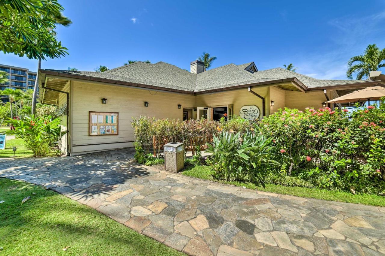 Cute Beachfront Condo With Lanai And Resort Pools Kahana Exteriör bild
